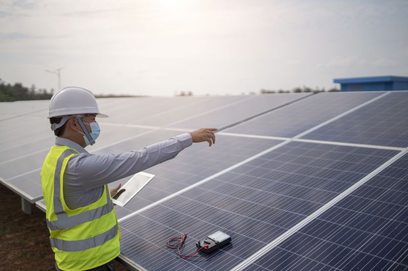Solar Panel Installation detail
