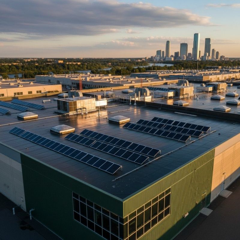 Roof Solar Installation